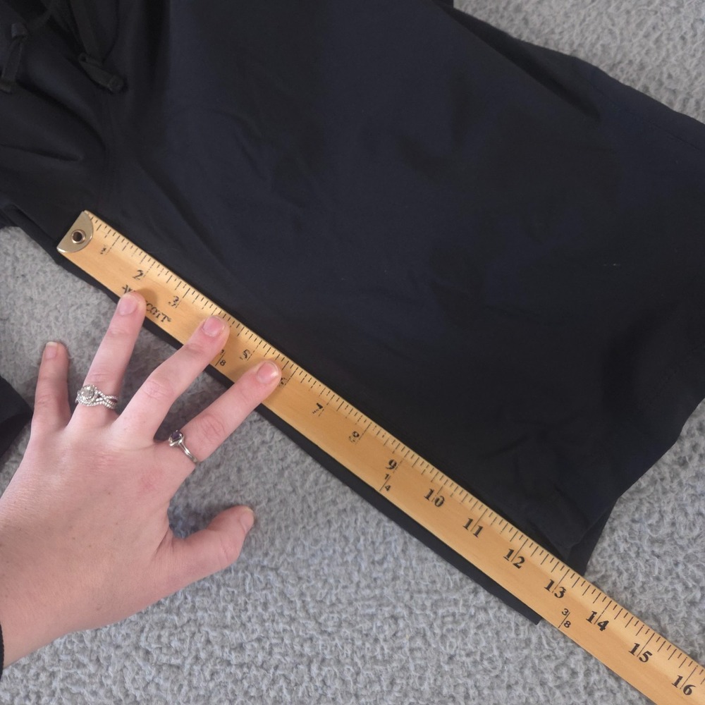 Columbia Shorts Womens 16 Black 13" Anytime Outdoor Long Chino Omni-Shield Nylon - Picture 3 of 11